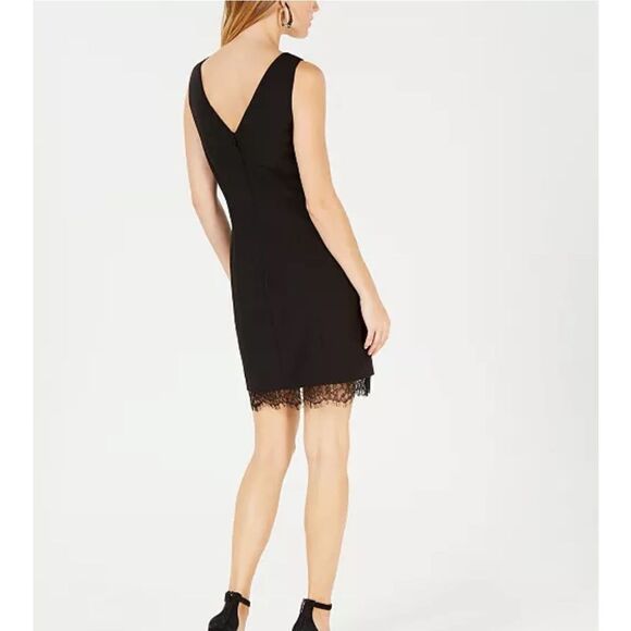 Bar III Lace Trim Sleeveless Dress NWT - Picture 6 of 9